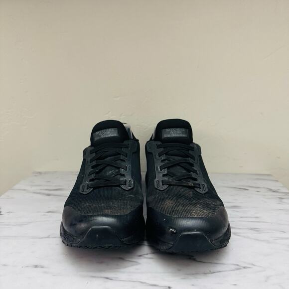Skechers Work Slip Resistant Black Sneakers Women’s Size 9.5 - Picture 2 of 10